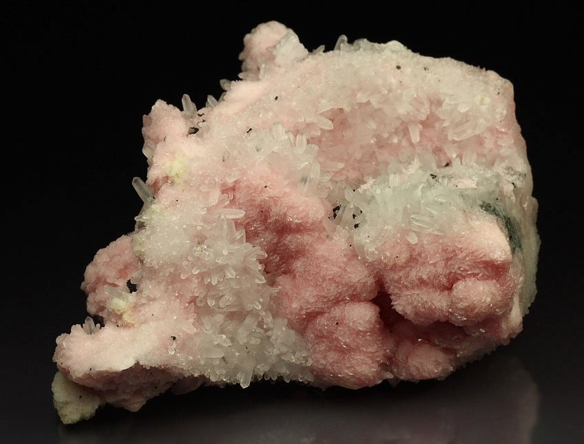 RHODOCHROSITE, QUARTZ