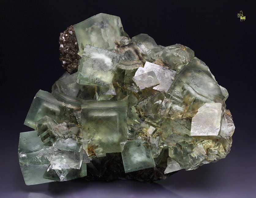 FLUORITE with PHANTOMS