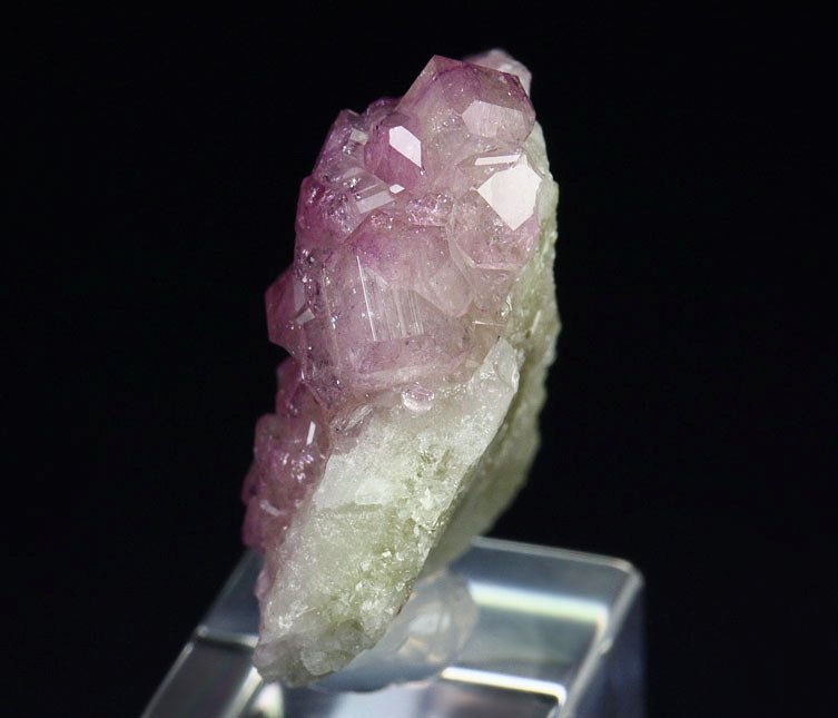 gem VESUVIANITE with RASPBERRY CAPS