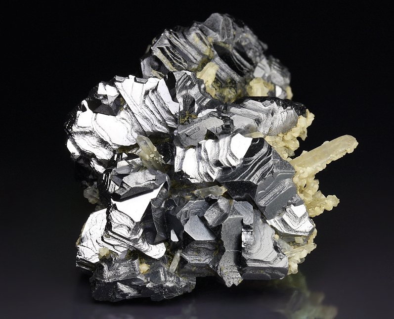 GALENA twinned, QUARTZ, CALCITE