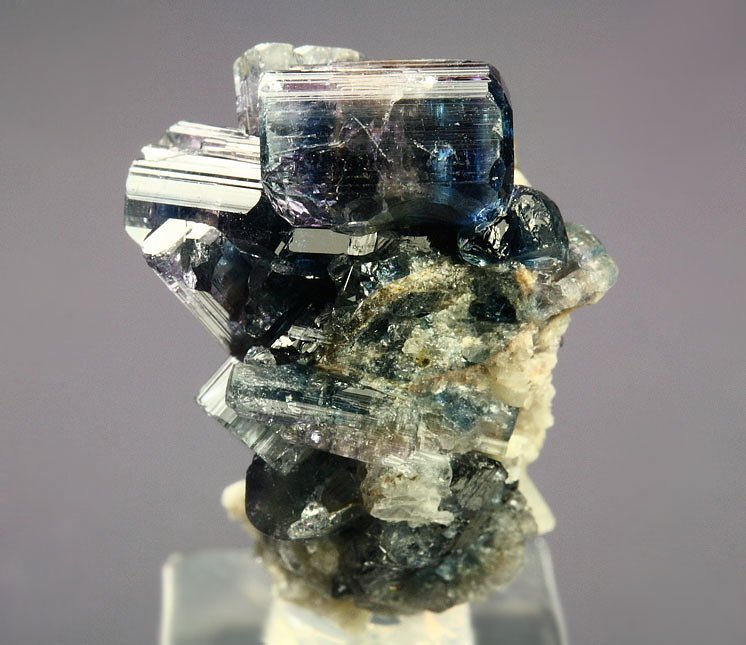 gem bi-color FLUORAPATITE bi-terminated