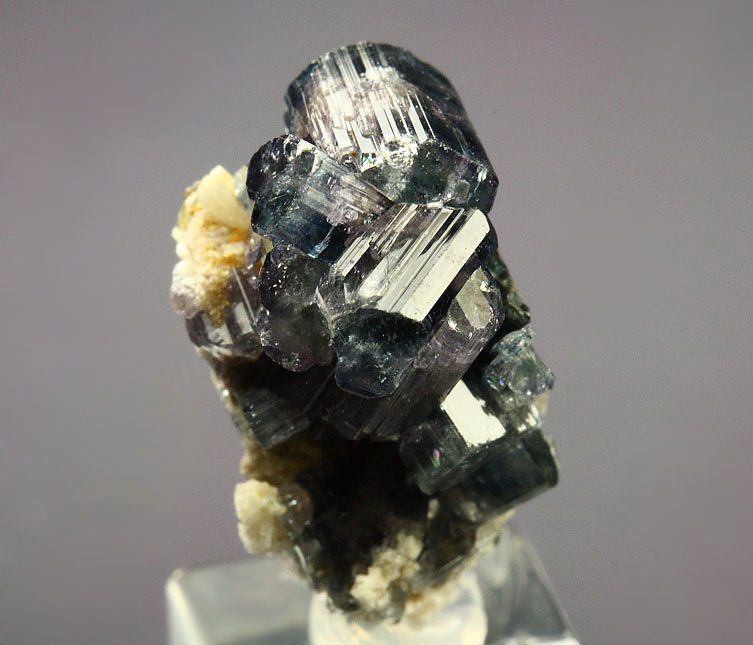 gem bi-color FLUORAPATITE bi-terminated