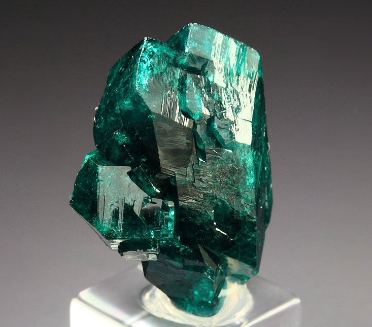 gem DIOPTASE bi-terminated 