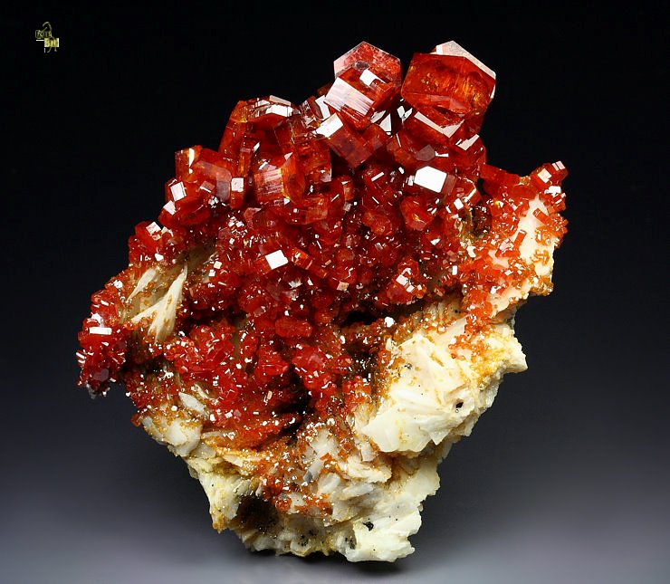 gem VANADINITE, BARYTE