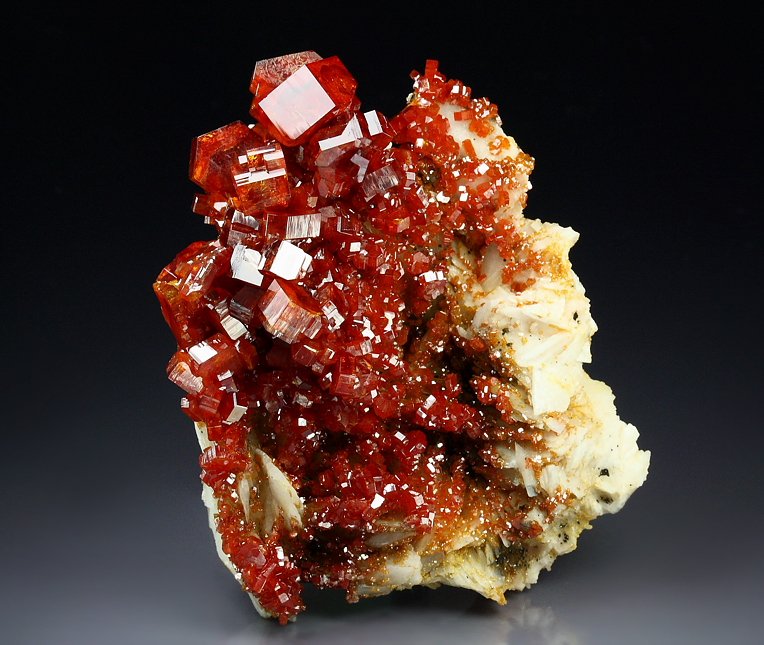 gem VANADINITE, BARYTE