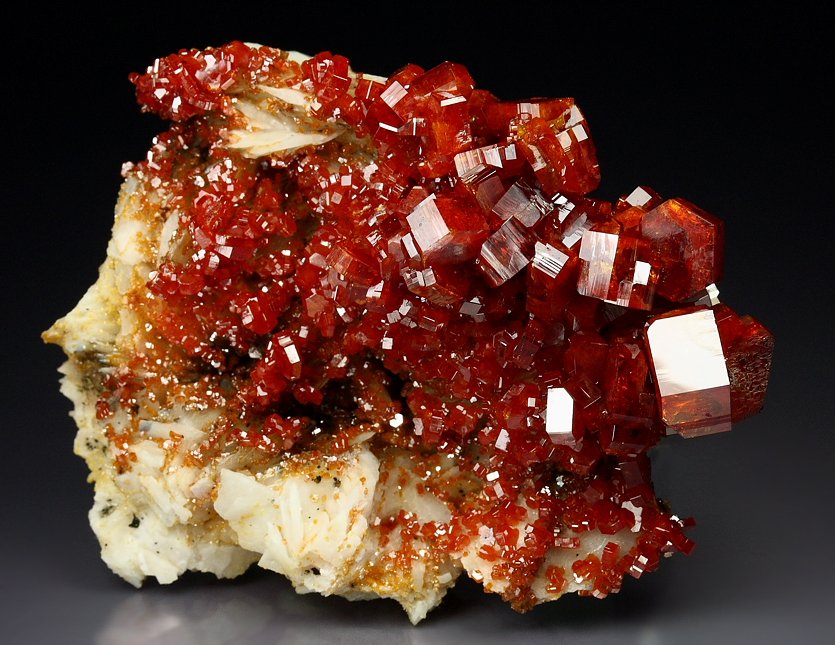 gem VANADINITE, BARYTE