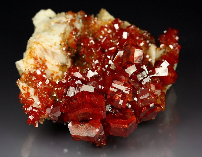 gem VANADINITE, BARYTE