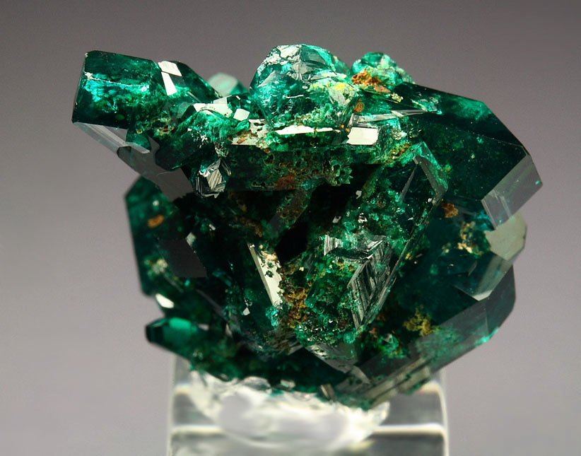 gem DIOPTASE bi-terminated