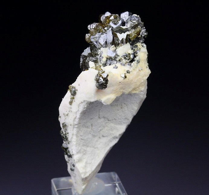 gem SPHALERITE var. CLEIOPHANE, GALENA