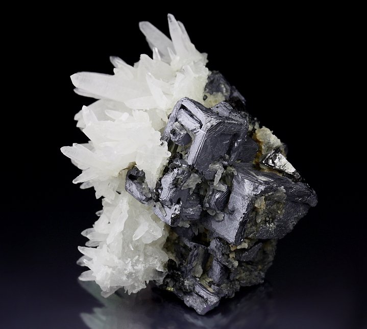 skeletal GALENA, QUARTZ, SPHALERITE