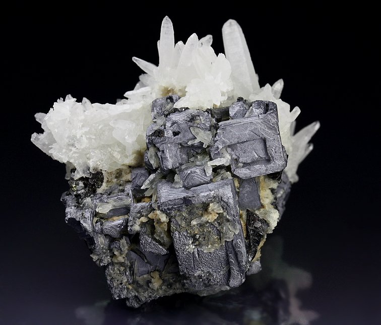 skeletal GALENA, QUARTZ, SPHALERITE