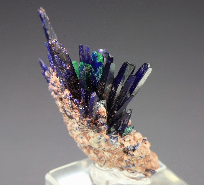 AZURITE, MALACHITE PSEUDOMORPH AFTER AZURITE 