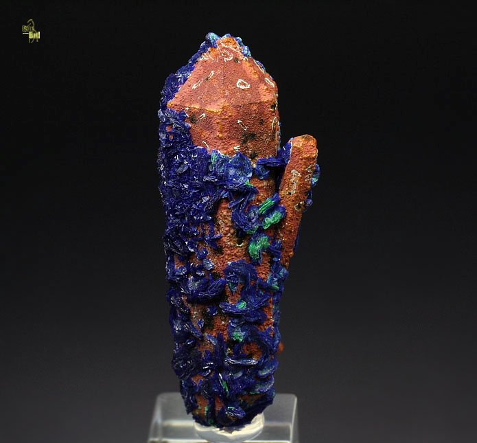 AZURITE, MALACHITE, QUARTZ, HEMATITE