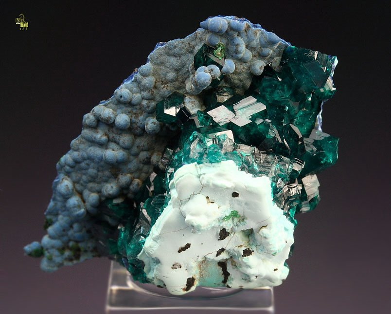 SHATTUCKITE, DIOPTASE, CHRYSOCOLLA