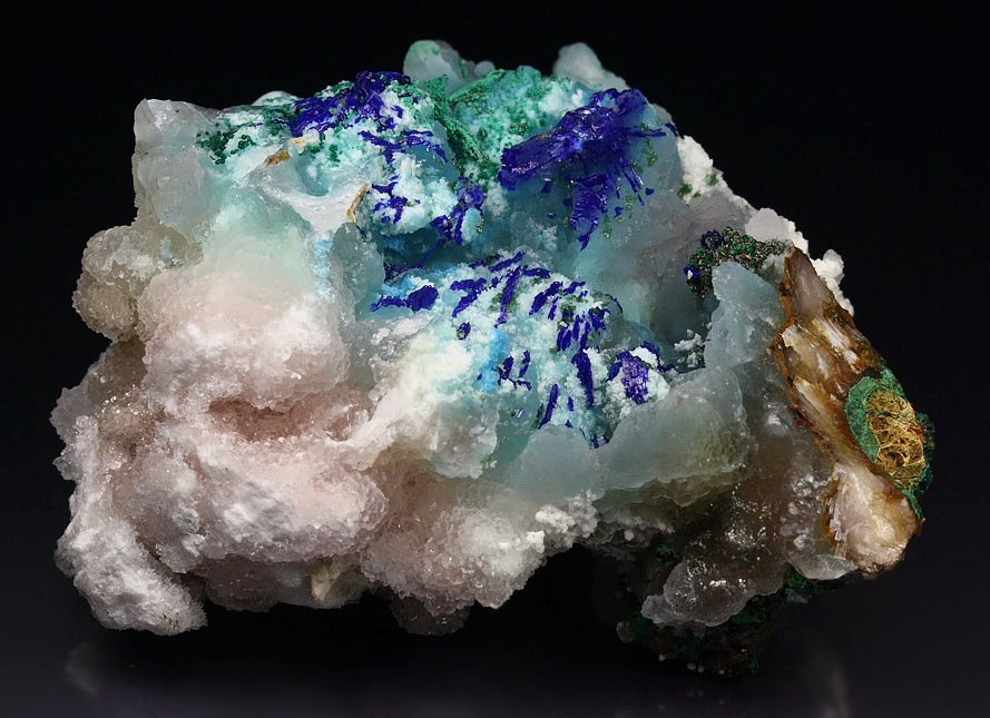 SMITHSONITE, AZURITE, MALACHITE