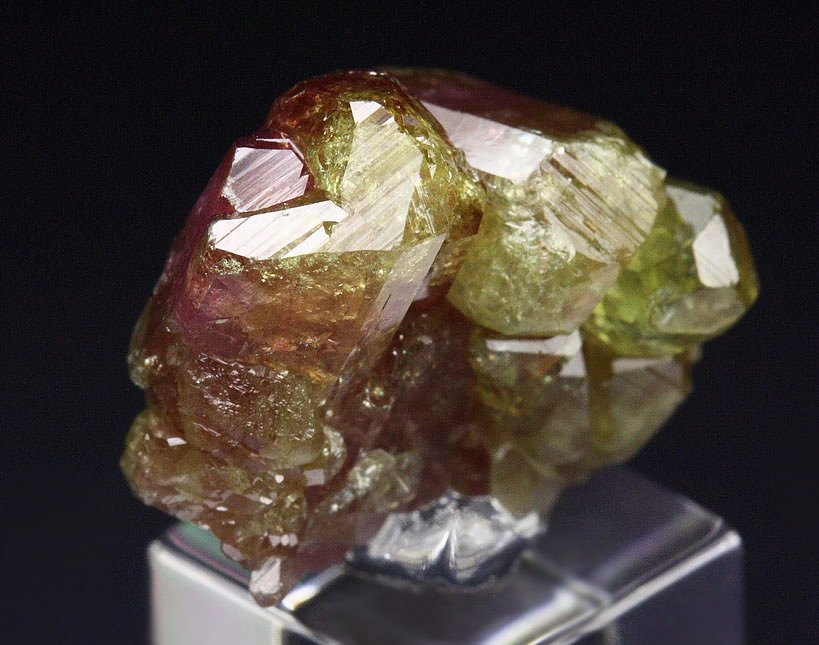 gem bi-color VESUVIANITE bi-terminated