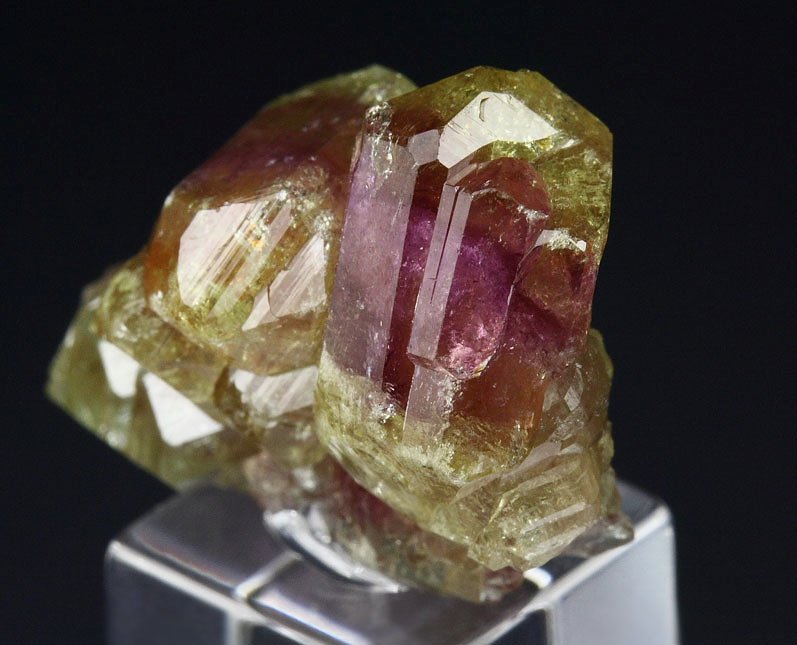 gem bi-color VESUVIANITE bi-terminated