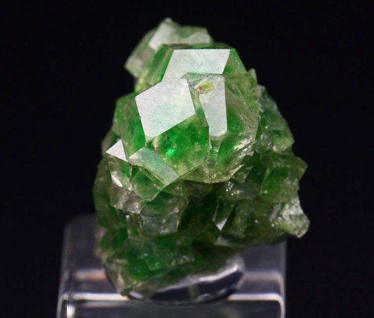 GARNET var. GROSSULAR with GREEN PHANTOMS