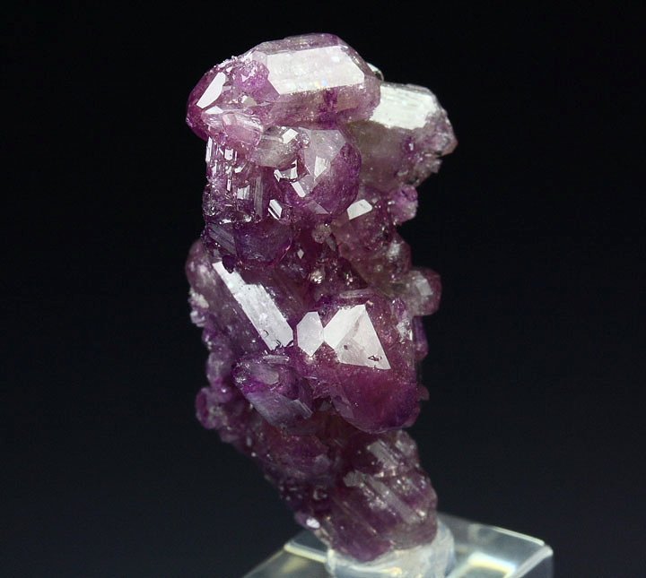 gem VESUVIANITE var. MANGANOAN bi-terminated