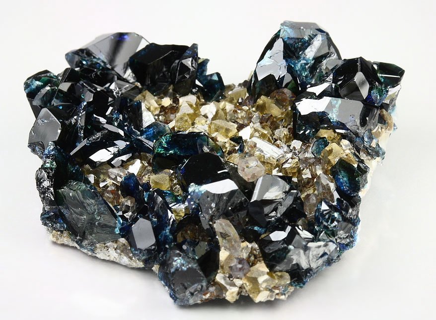 gemmy LAZULITE, SIDERITE, QUARTZ