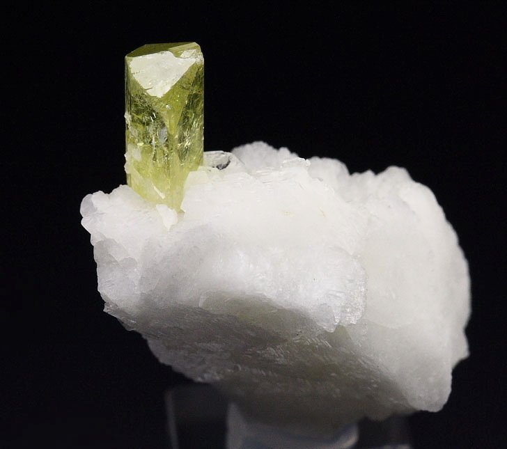 gem BRAZILIANITE, ALBITE