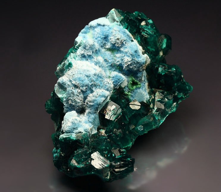 PLANCHEITE, DIOPTASE