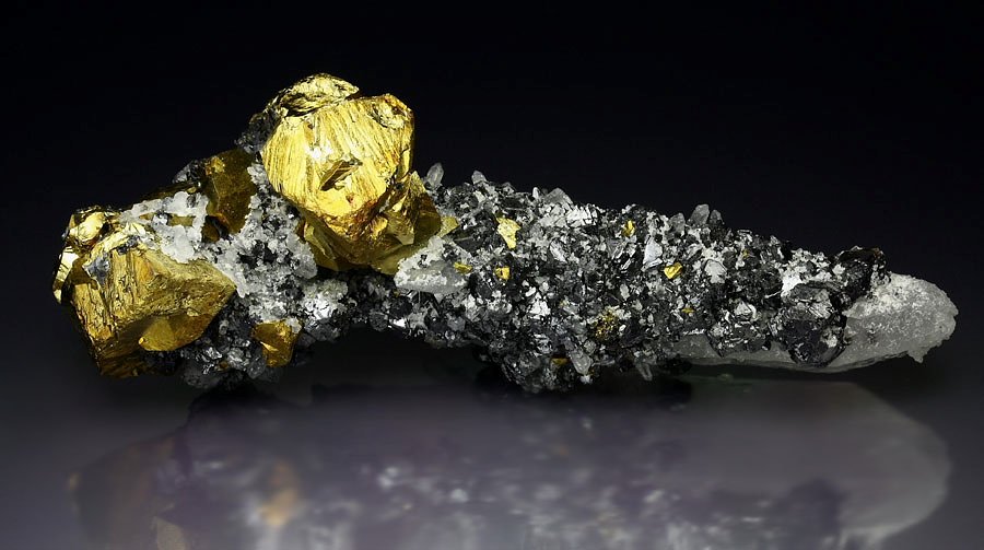 CHALCOPYRITE, QUARTZ, SPHALERITE, GALENA, PYRITE