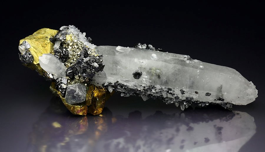 CHALCOPYRITE, QUARTZ, SPHALERITE, GALENA, PYRITE