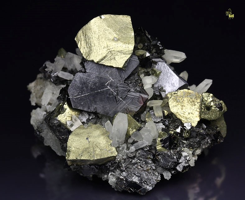 CHALCOPYRITE, SPHALERITE, GALENA, QUARTZ