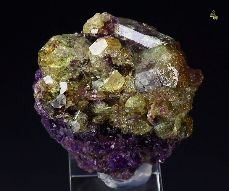 gem VESUVIANITE bi-color