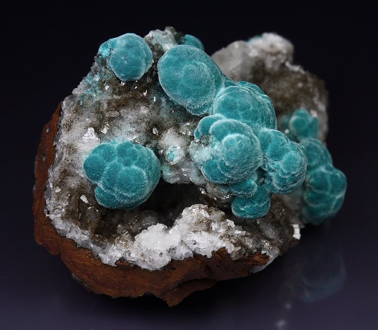 ROSASITE, CALCITE