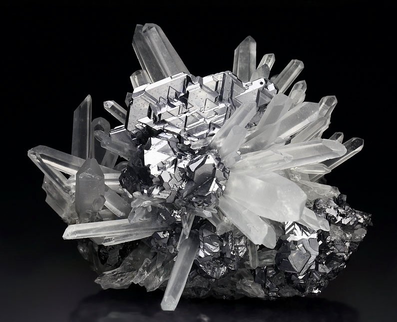 GALENA - SPINEL LAW TWIN, QUARTZ