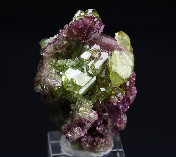 gem VESUVIANITE multicolor