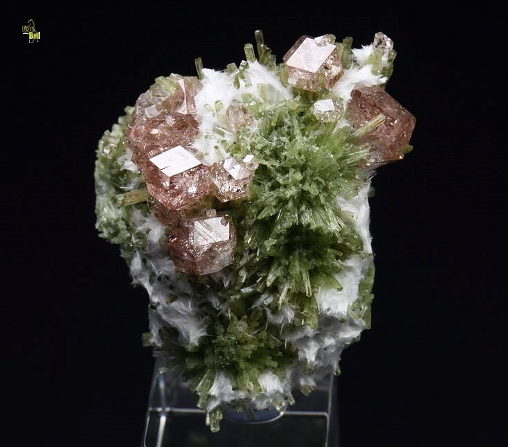 gem PINK GARNET var. GROSSULAR, WOLLASTONITE, DIOPSIDE  