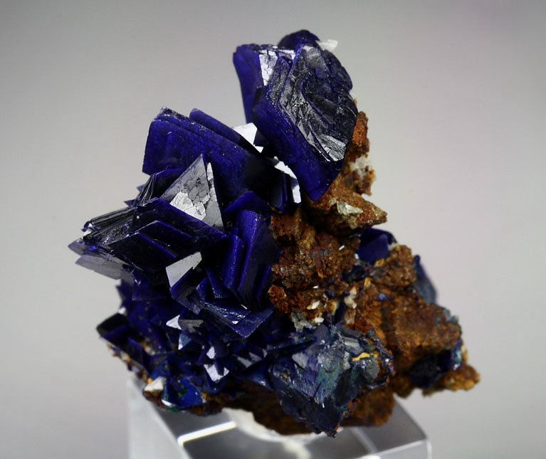 AZURITE bi-terminated, MALACHITE 