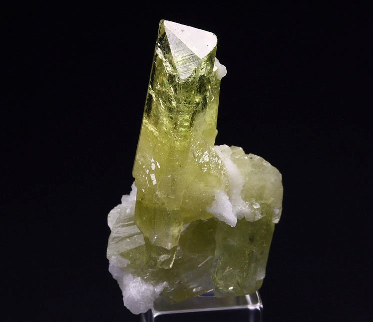 gem BRAZILIANITE, ALBITE