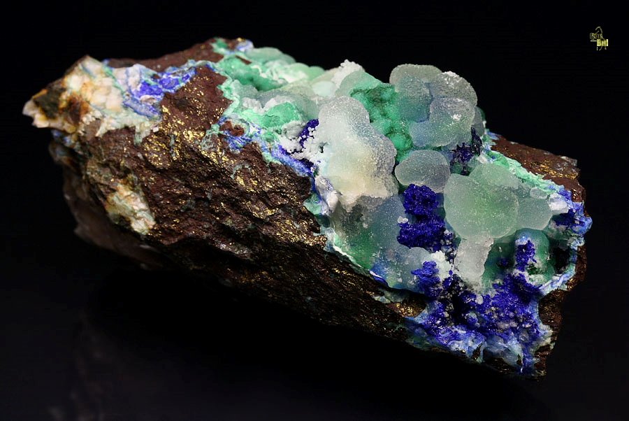 SMITHSONITE, AZURITE, MALACHITE, CHALCOPYRITE