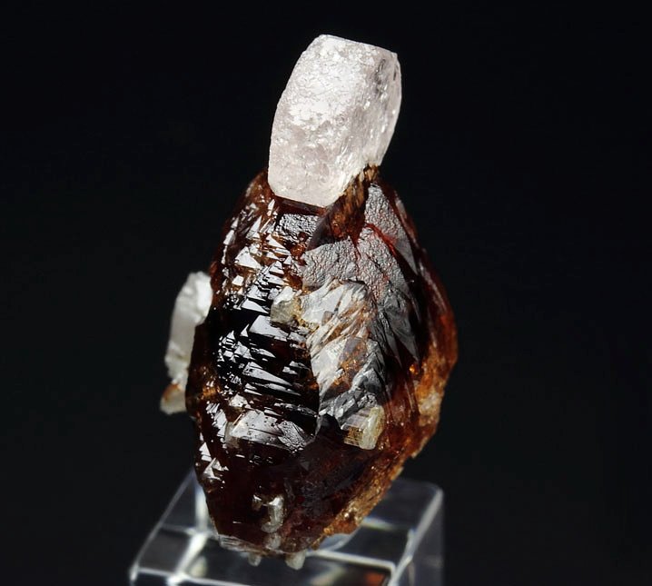 new find - gem FLUORAPATITE, GARNET var. SPESSARTINE