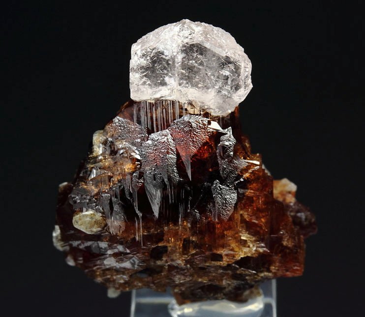 new find - gem FLUORAPATITE, GARNET var. SPESSARTINE