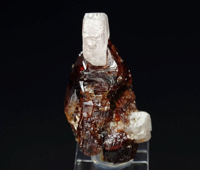 new find - gem FLUORAPATITE, GARNET var. SPESSARTINE