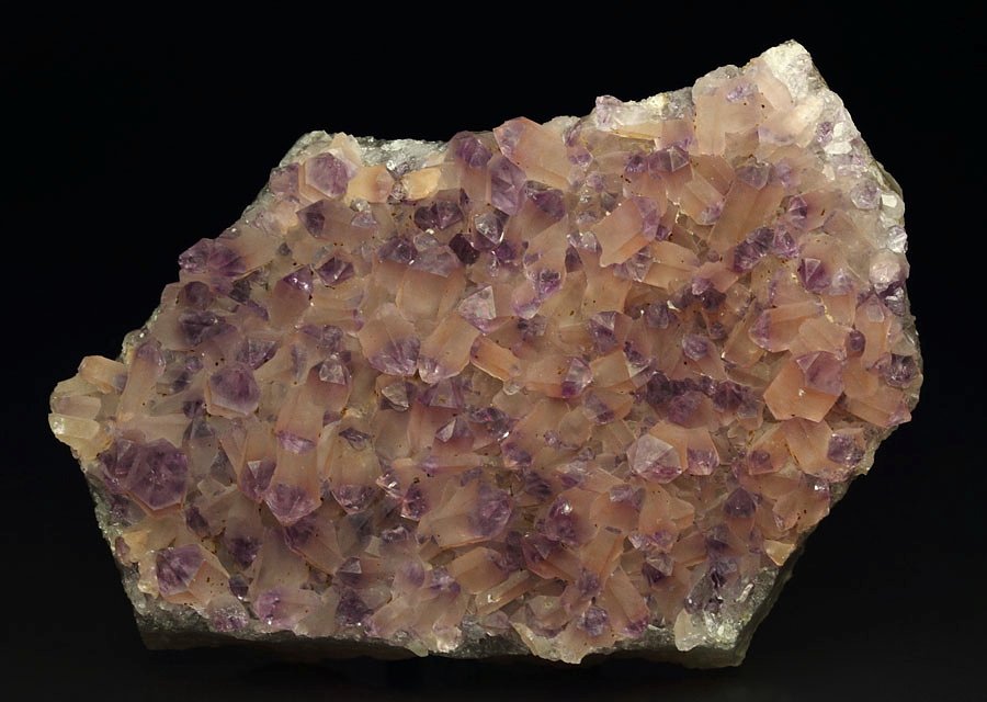 QUARTZ var. AMETHYST with HEMATITE coating