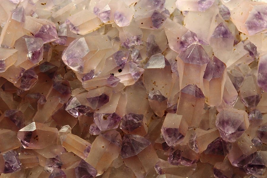 QUARTZ var. AMETHYST with HEMATITE coating