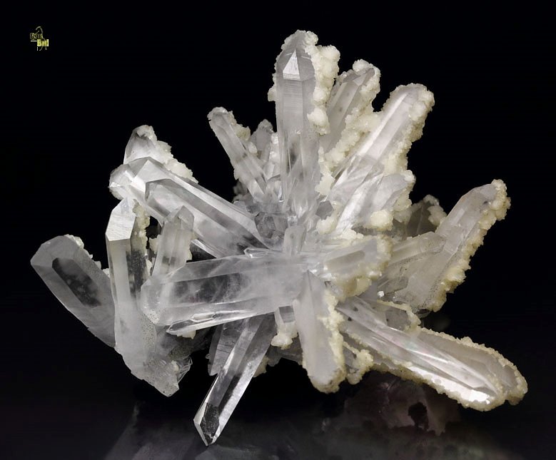 bi-terminated QUARTZ, CALCITE