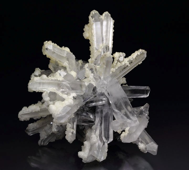 bi-terminated QUARTZ, CALCITE