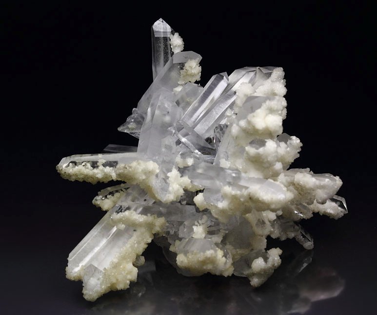 bi-terminated QUARTZ, CALCITE