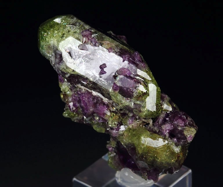 gemmy bi-color VESUVIANITE bi-terminated