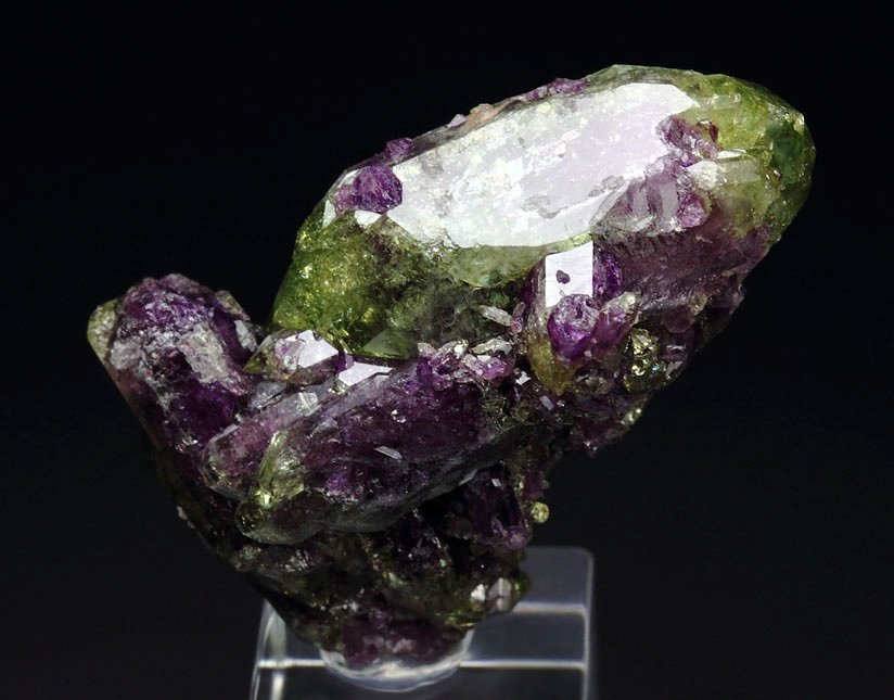 gemmy bi-color VESUVIANITE bi-terminated