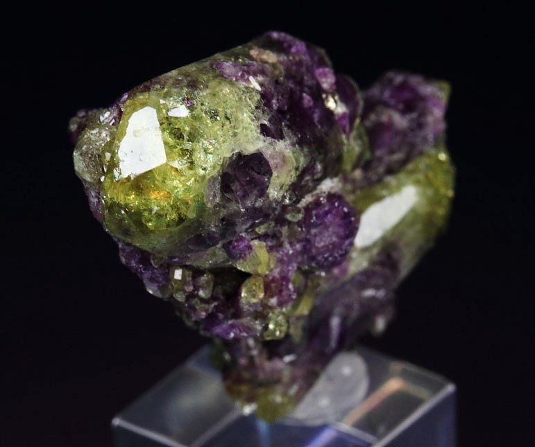 gemmy bi-color VESUVIANITE bi-terminated