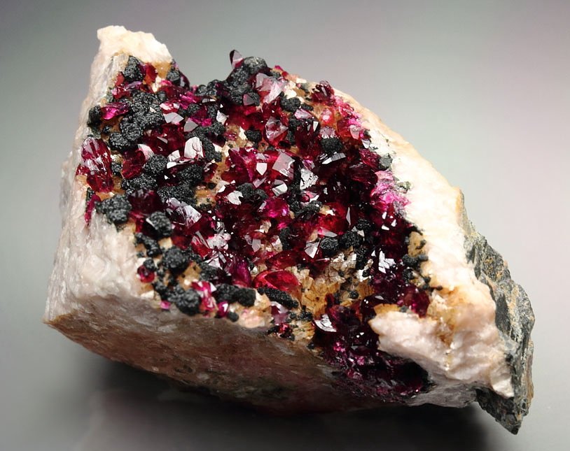 gem ROSELITE, HETEROGENITE