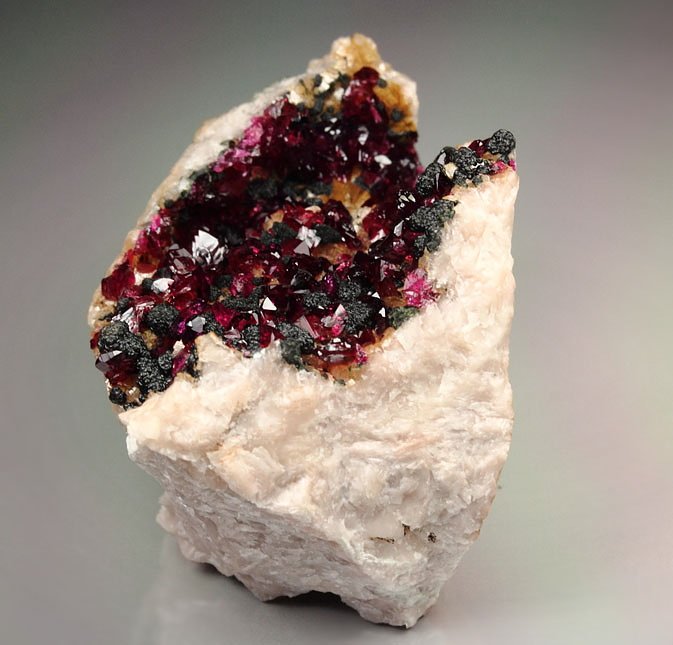 gem ROSELITE, HETEROGENITE